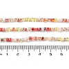 Gradient Color Electroplate Glass Bead Strands GLAA-E042-05-B01-5