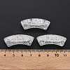 Transparent Crackle Acrylic Beads CACR-S009-001B-NA-5