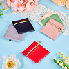6Pcs 6 Colors Imitation Leather Jewelry Storage Zipper Bags ABAG-TA0001-66A-5