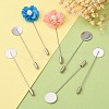 Tarnish Resistant 304 Stainless Steel Brooch Findings X-STAS-S066-01-6