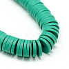 Handmade Polymer Clay Bead Strands X-CLAY-T002-4mm-08-3
