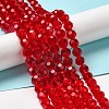Transparent Glass Beads EGLA-A035-T10mm-D01-2