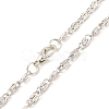 Glass Religion Fairy with Crescent Moon Pendant Necklace NJEW-P270-01C-4