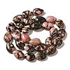 Natural Rhodonite Beads Strands G-I377-A16-3