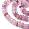 Natural Plum Blossom Tourmaline Beads Strands X-G-G991-B02-3