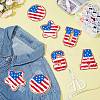 Towel Embroidery Cloth Iron on/Sew on Patches DIY-FG0004-48-4