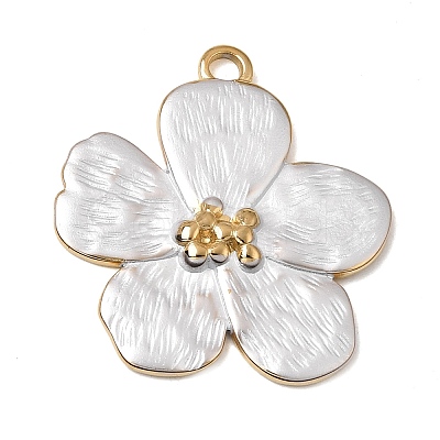 304 Stainless Steel Enamel Pendants SA-CBAFCBF-06G-04-1