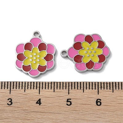 304 Stainless Steel Pendants STAS-C083-12P-01-1