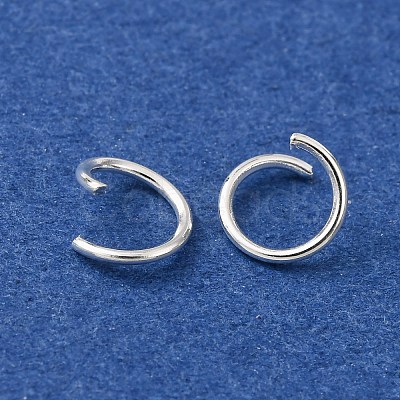 Brass Open Jump Rings KK-G604-08S-18-1