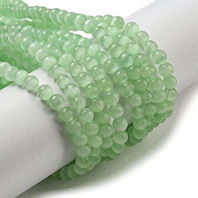 Cat Eye Beads Strands CE-F022-4mm-20-1