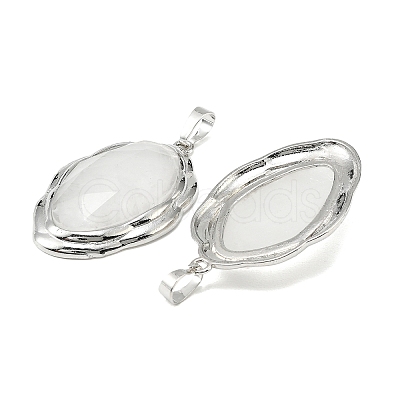 Natural Quartz Crystal Faceted Pendants G-D102-02P-03-1