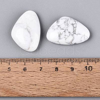 Synthetic Howlite Cabochons G-Q601-33-1
