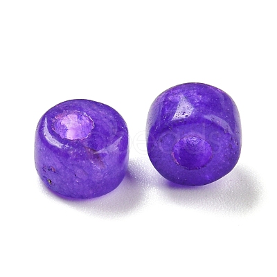 Natural White Jade Dyed Beads G-G003-A06-02-1
