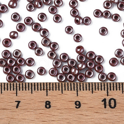 8/0 Czech Opaque Glass Seed Beads SEED-N004-003A-14-1