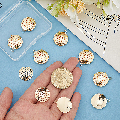 10Pcs Brass Combinable Pendants KK-BBC0021-92-1