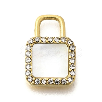 Ion Plating(IP) 304 Stainless Steel Crystal Rhinestone Pendants STAS-K263-65G-1