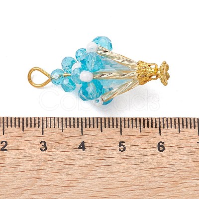 Glass Pendants PALLOY-MZ01302-1
