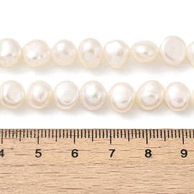 Natural Cultured Freshwater Pearl Beads Strands PEAR-A006-09G-1