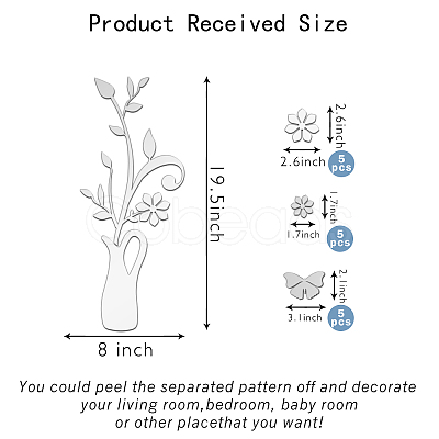 Custom Acrylic Wall Stickers DIY-WH0249-043-1