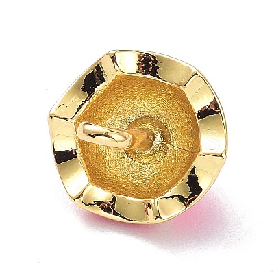 Real 18K Gold Plated Brass Charms KK-L188-24G-04-1