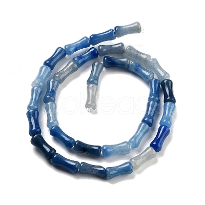 Dyed & Heated Natural Blue Aventurinee Beads Strands G-Q178-A17-01C-1