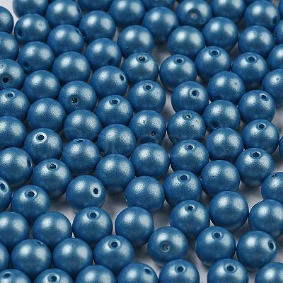 Baking Paint 3/0 Glass Seed Beads SEED-A034-02C-1