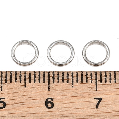 304 Stainless Steel Closed Jump Rings STAS-G393-06P-13-1
