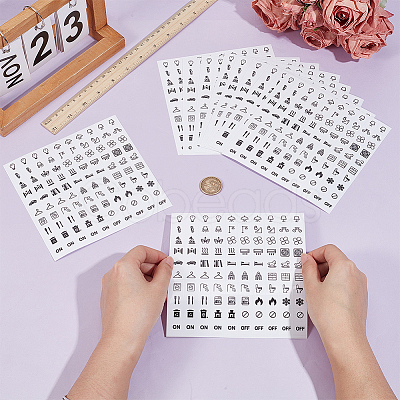 PVC Self-adhesive Stickers DIY-GF0013-33-1
