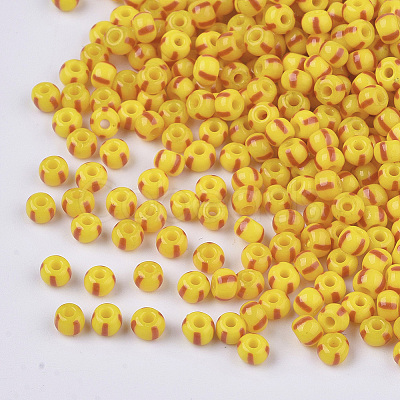 FGB 8/0 Grade A Round Glass Seed Beads SEED-S030-425-1