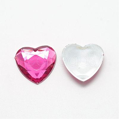 Acrylic Rhinestone Flat Back Cabochons GACR-Q009-25x25-08-1