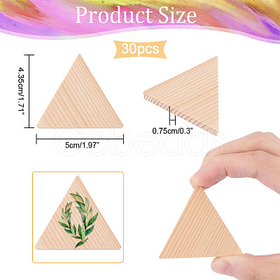 Unfinished Wood Pieces DIY-WH0273-90-1