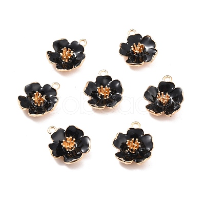 Alloy Enamel Pendants ENAM-E361-01KCG-02-1