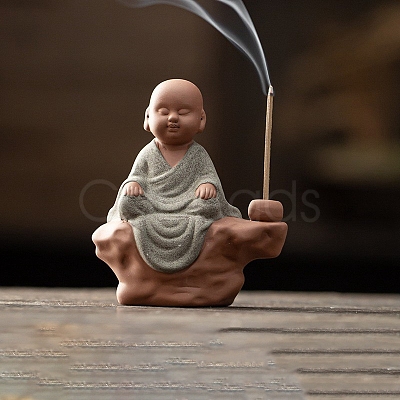 Monk Shape Porcelain Incense Burners PW-WG17BEE-04-1