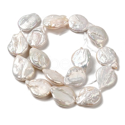 Natural Keshi Pearl Beads Strands PEAR-E016-001-1