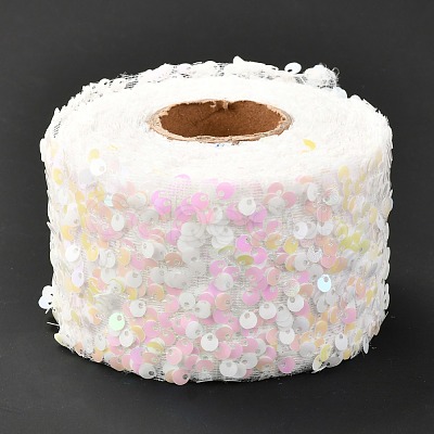 Polyester Elastic Sequin Ribbons OCOR-L045-A15-1