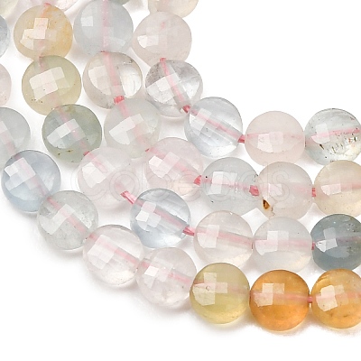 Gradient Natural Morganite Beads Strands GG-CBA9631-D10-01-1