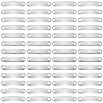 100Pcs 201 Stainless Steel Links/Connectors STAS-BBC0007-41-1