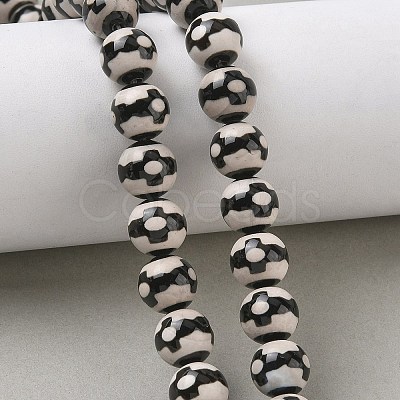 Tibetan Style dZi Beads Strands GG-CBA3DA1-05-1