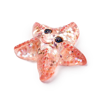 Marine Organism Theme Resin Cabochons LS-RESI-Q010-01E-1