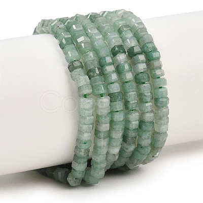 Natural Green Aventurine Beads Strands G-G345-C28-2x4mm-1