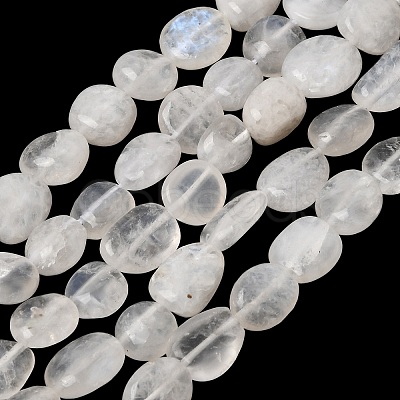 Grade A Natural Rainbow Moonstone Beads Strands GG-CBADF20-B12-B-1