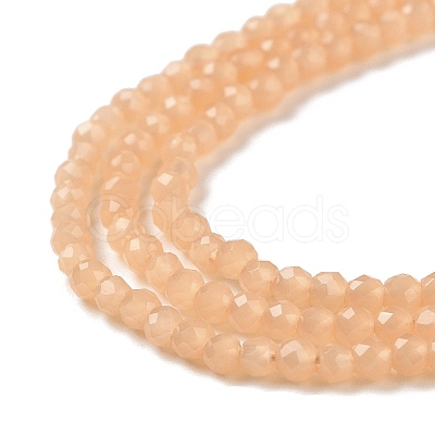 Glass Imitation Jade Beads Strands GLAA-H021-05-02-1