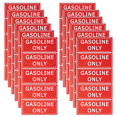 12Sheets Waterproof PVC Warning Sign Stickers DIY-OC0014-63B-1