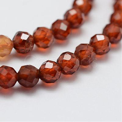 Natural Garnet Bead Strands G-G663-03-3mm-1