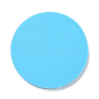 DIY Mother's Day Theme Flat Round Pendant Silicone Molds SIMO-H010-02B-1