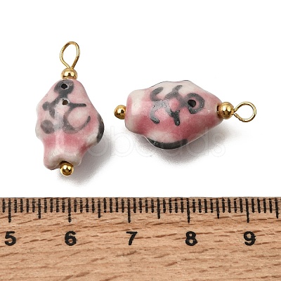 Handmade Porcelain Pendants PR-CBA0027-06G-03-1