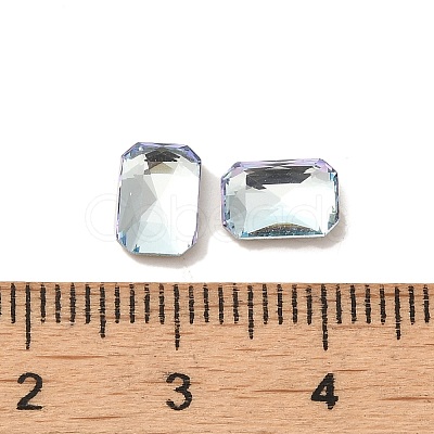 Glass Rhinestone Cabochons RGLA-P037-04B-D202-1