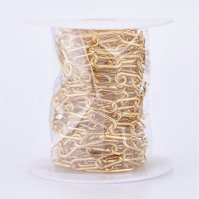 Brass Paperclip Chains CHC-G007-01G-1