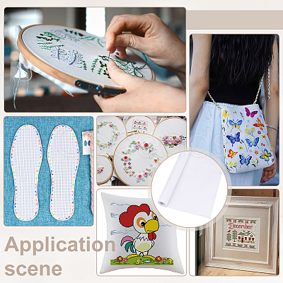 Cotton Cross-stitch Cloth DIY-WH0888-788-1
