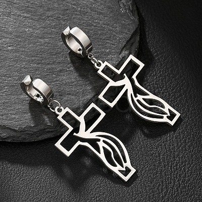 201 Stainless Steel Clip-on Earrings FS-WGD509B-09-1